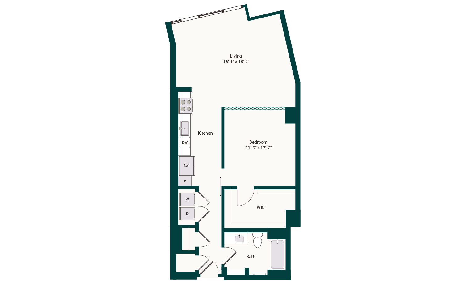 Floor plan layout diagram for E3